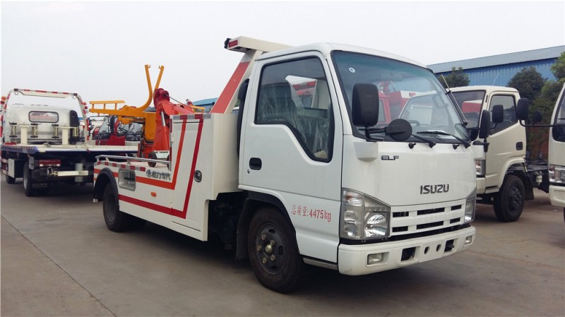 五十鈴一拖一清障車 前側圖