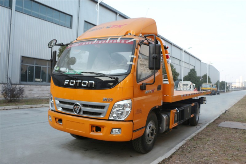 福田奧鈴一拖二清障車 前側圖 福田奧鈴一拖二清障車 前側圖