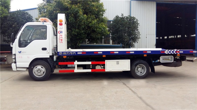 五十鈴一拖二清障車 正側圖