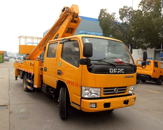 國六東風(fēng)雙排16米高空作業(yè)車