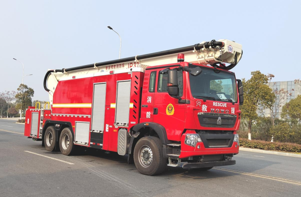 國(guó)六32米舉高噴射消防車